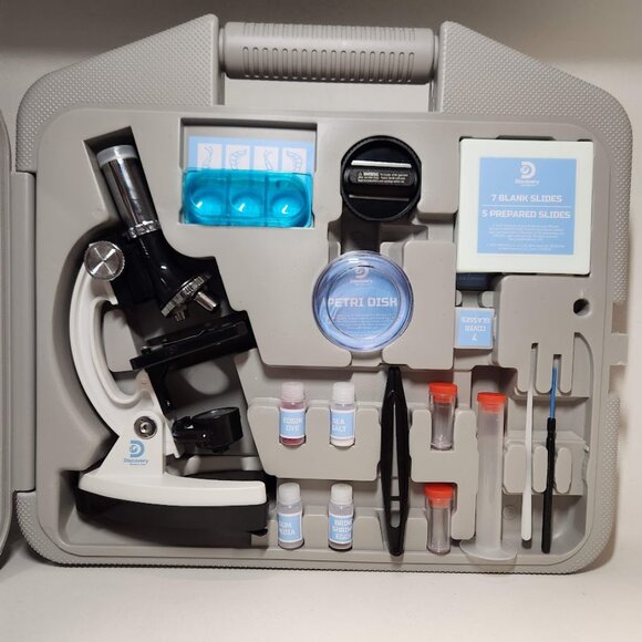 NEW Discovery #MINDBLOWN Microscope Set 48-Piece with Durable Metal Framework, 1 - Picture 13 of 16
